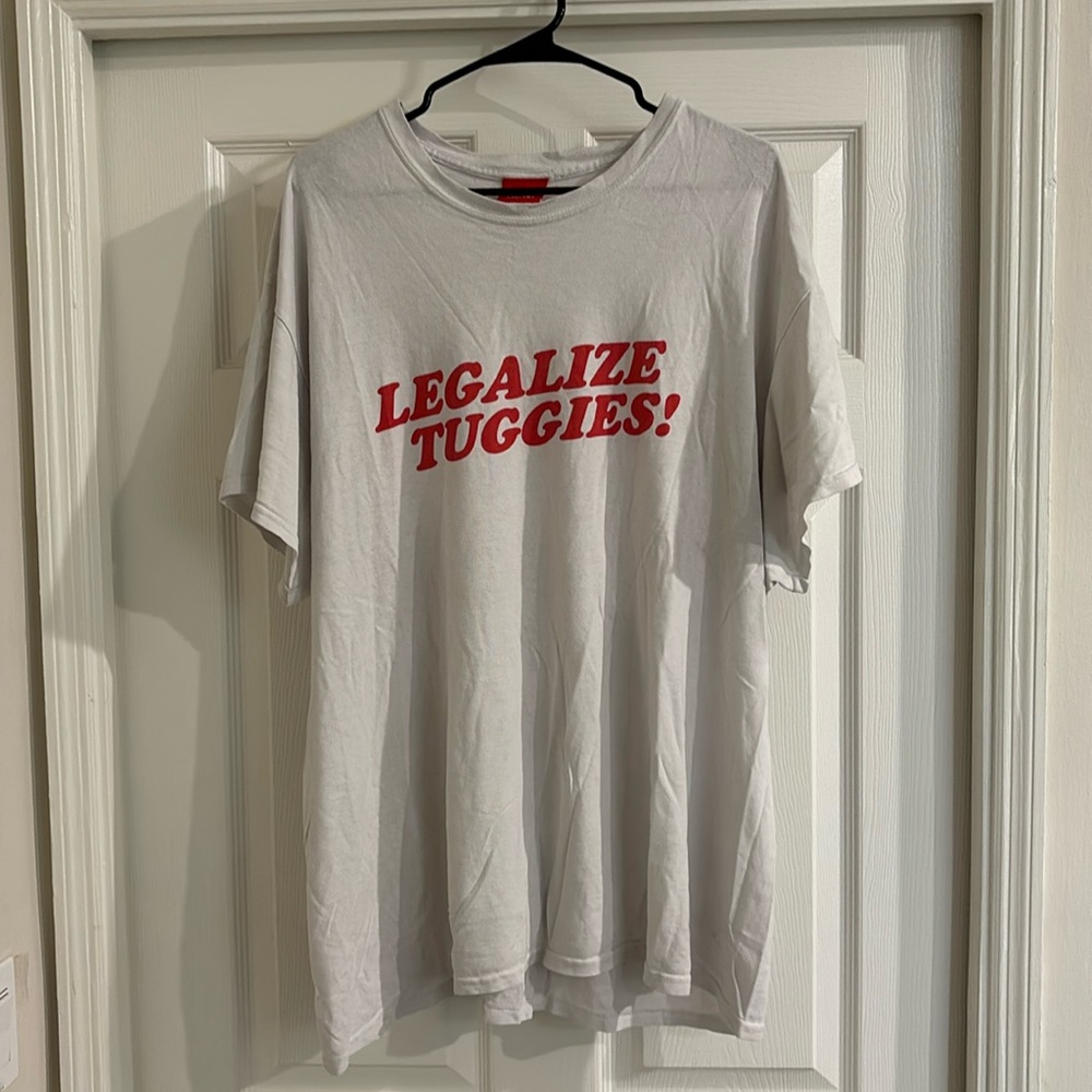 Full Send white short sleeve shirt